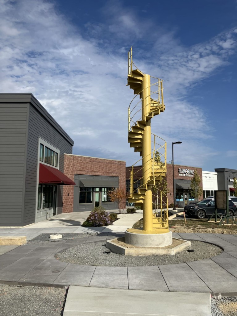 Eiffel Tower staircase at Susquehanna Union Green